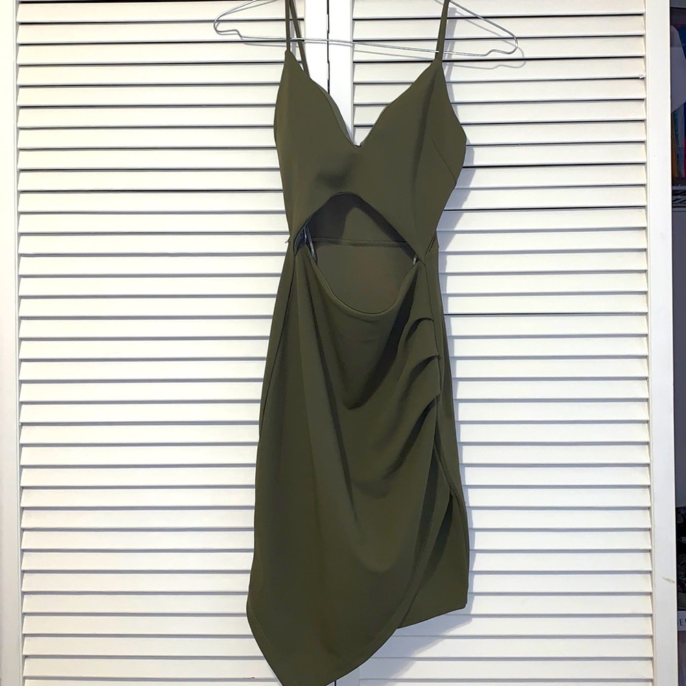 Army Green small pencil Dress